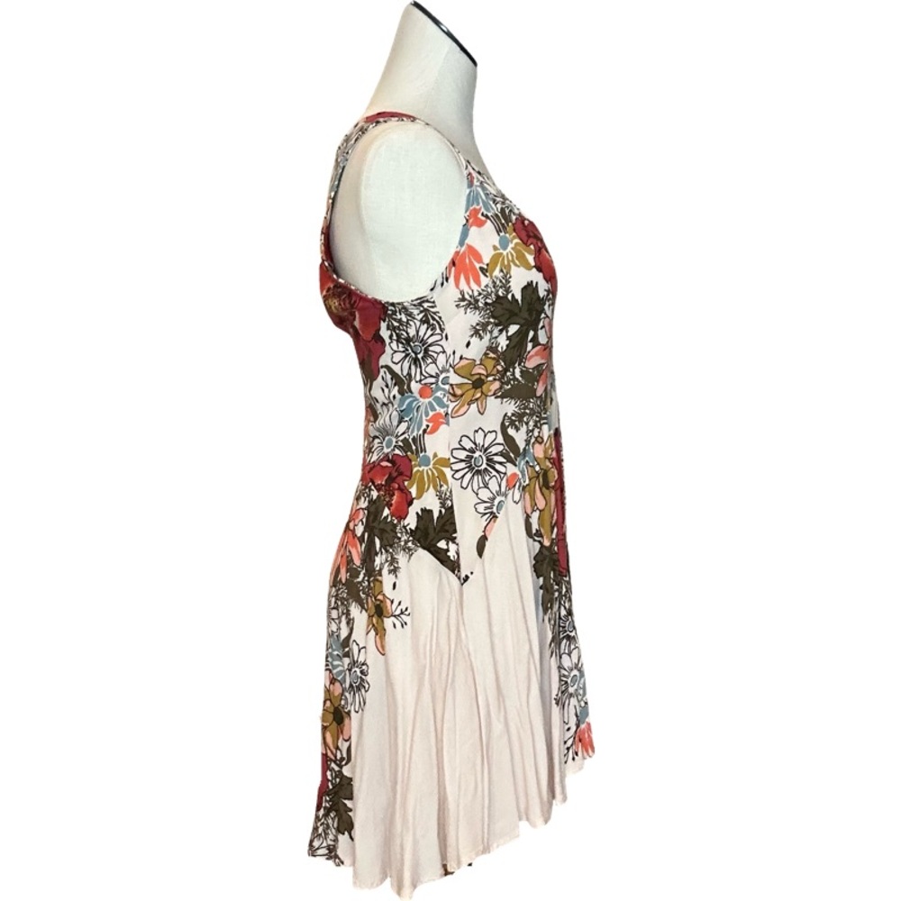 Free People Backyard Party Floral VNeck Tunic Sleeveless Top, size XS - Picture 5 of 11